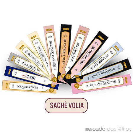 Gel Volia Refil Sache Gel Alongamento de Unhas 14gr
