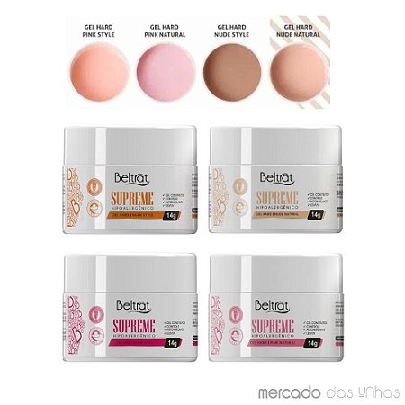 Gel Hard Supreme Beltrat Autoniv. para unhas 14g