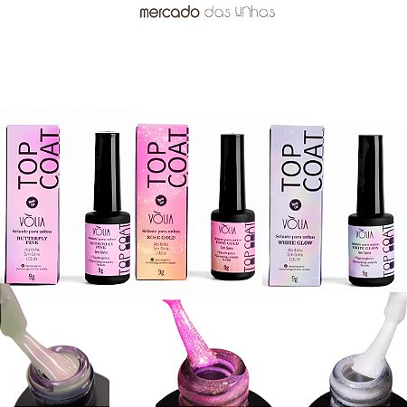 Top Coat Coleção Efeitos Volia 9g