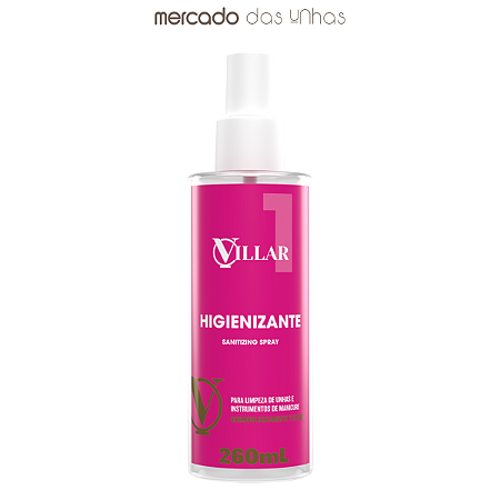 Higienizador de Unhas Villar Prep  - 260ml