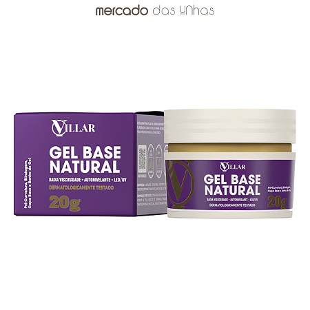 Gel Base Natural Villar - 20g