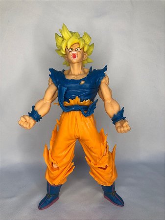 Boneco Goku ssj Blue Super Sayajin Dragon Ball Super Action colecionador  Edição Especial