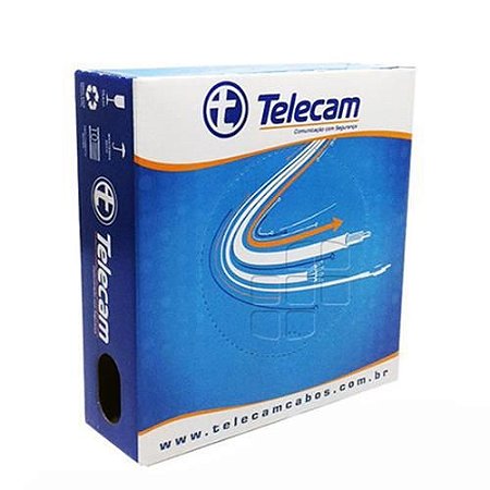 CABO COAXIAL T59 95% TRIPOLAR 3X28 PRETO 100 METROS