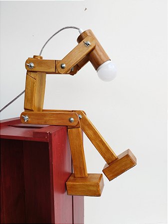 Luminária Robozinho Iluminado