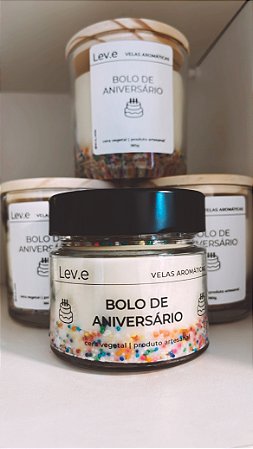 Vela Bolo de Aniversário