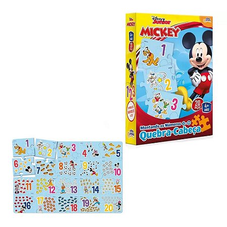 Brinquedo Infantil Quebra-Cabeça Mickey Toyster