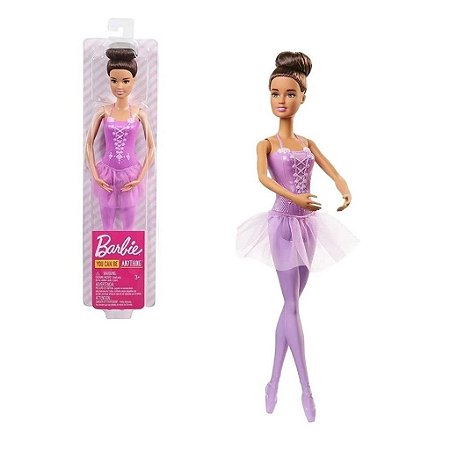 Boneca Barbie Bailarina Clássica Roxa Brinquedo Mattel - Loja Zuza  Brinquedos | Ofertas todos os dias