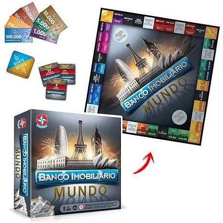 JOGO BANCO IMOBILIARIO – ESTRELA