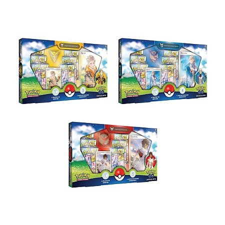 Jogo de Cartas Pokemon GO Box Especial Treinadores Copag - Deck de