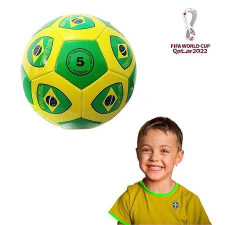 Bola de futebol tamanho 5 para jogar ao ar livre, material de