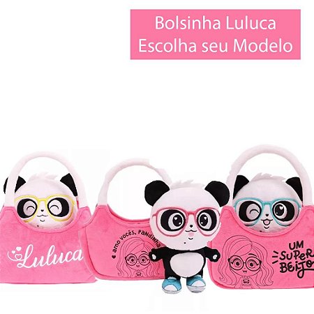 Pelucia Luluca Panda Na Bolsinha Rosa - Lançamento 2023 - Alfabay - Cubo  Mágico - Quebra Cabeças - A loja de Profissionais e Colecionadores!