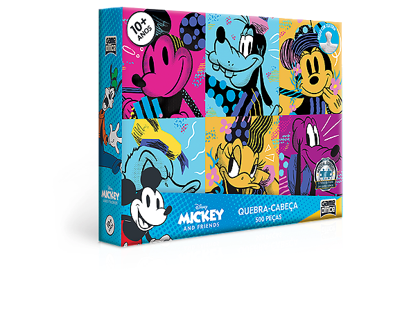 Jogo Infantil Quebra Cabeça de Chão Mickey Mouse Toyster - Loja