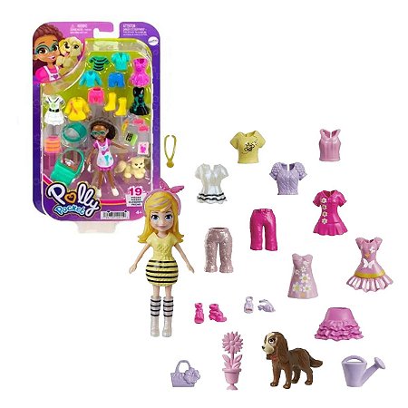 Playset Polly Pocket com Mini Bonecas - Boutique de Moda - Mattel