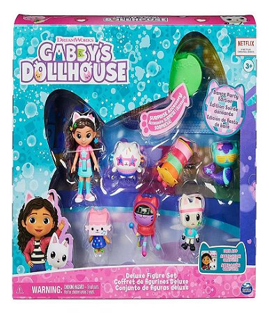 Bonecos Gabby DollsHouse Personagens Deluxe 7 Figuras - Loja Zuza  Brinquedos