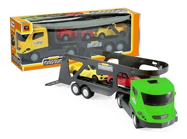 Comprar Brinquedo Caminhão Cegonha Magnum Com 2 Carros