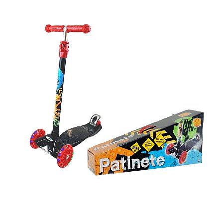 Patinete Radical New Plus Vermelho DM Toys - Loja Zuza Brinquedos | Ofertas  todos os dias