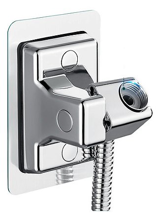 Porta Ducha Suporte Chuveiro Lavatório Pet Shop Salão Beleza Banheiro Adesivo Ch282