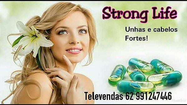 Strong Life Vitamina cabelo e unha 60cps