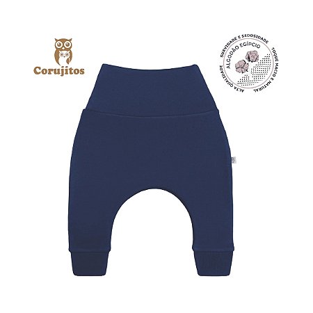 Calça Anti Cólica Confort Azul Marinho G - Corujitos