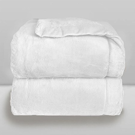 Cobertor Cosy Branco 100% Algodão - Laço Bebê
