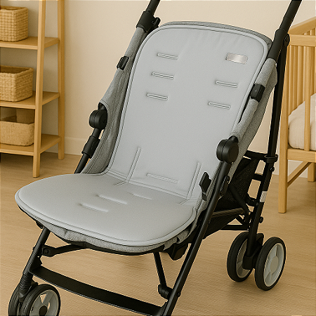 Capa para Carrinho em Lycra Cinza - D'Bella Baby