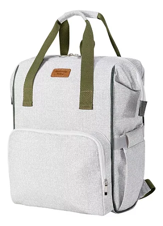 Mochila Maternidade Multifuncional Oslo Off White - Batistela