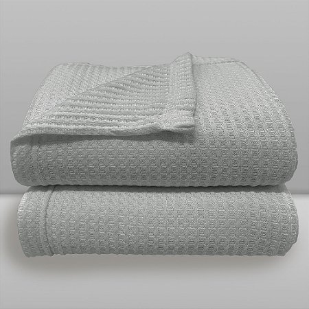 Manta Donna Termocelular Cubes Cinza - Laço Bebê