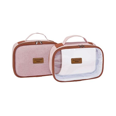 BATISTELA ORGANIZADOR DE MALA 2 PEÇAS ROSE 300956 (PC 1.000)
