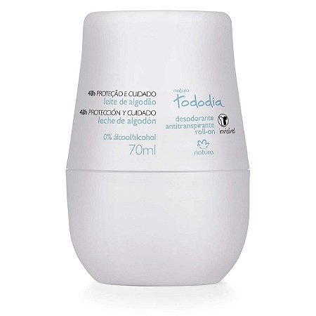 Desodorante Rollon Natura Tododia Algodão 70ml - JeTaimeCosmétiques