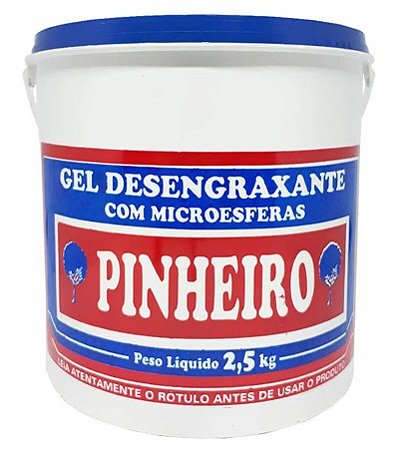 GEL DESENGRAXANTE COM MICROESFERAS PINHEIRO 2,5 KG