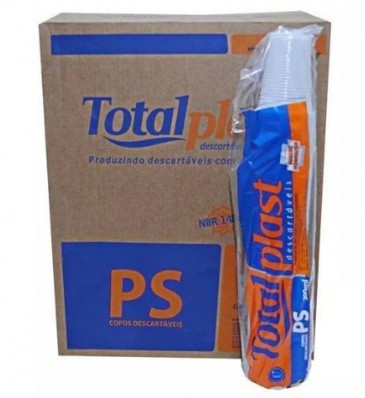 Caixa de Copos 500 ML (c/1000 Unidades) - Transparente