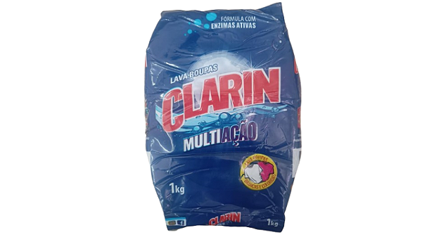 Sabão em pó Clarin 1 KG (Fardo c/20 Unidades) - Distribuidora Purelimp