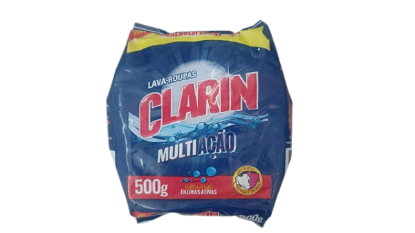 Sabão em pó Clarin 500 Gramas (Fardo c/ 30 Unidades)