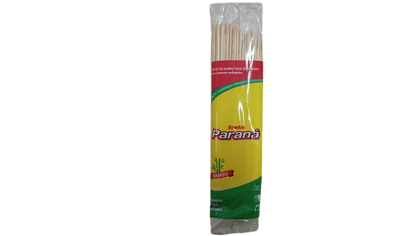 Espetos Para Churrasco 25 CM  - C/50 Unidades (Fardo c/10 Embalagens)