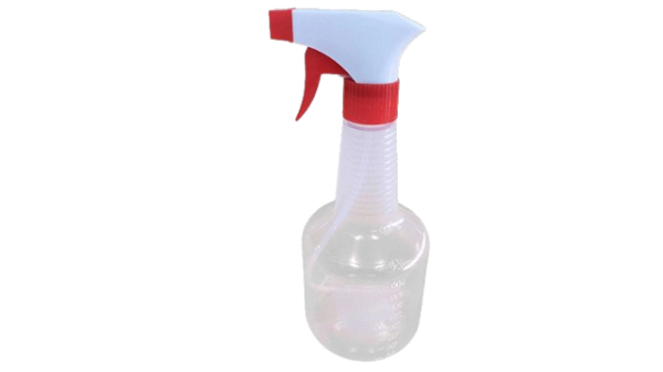 Pulverizador 500 ML Uniluk (Fardo c/ 50 Unidades) - (Frasco Incolor e Gatilhos de Cores Sortidos) - Embalados Individualmente
