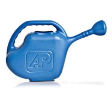 Regador 10 Litros Azul Plástico C/ Bico Removível  Arqplast - Fardo C/12 Unidades