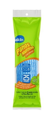 PANO MULTI- USO AZUL  (BOBINA 21X29 C/25 UNIDADES)