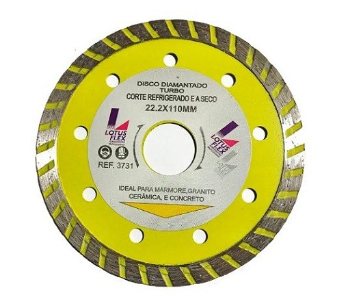 DISCO DIAMANT. TURBO 110 X 20MM - NORTON CLASSIC