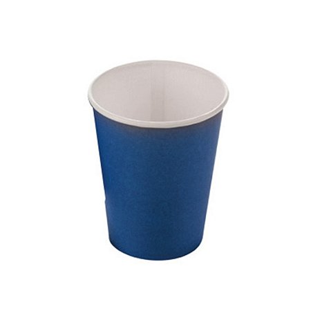 Copo de papel azul escuro (10 un)