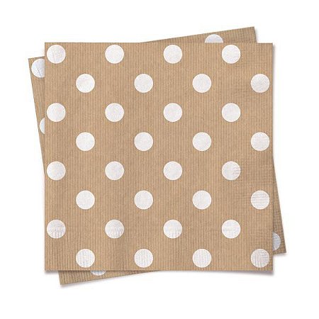 Guardanapo de papel poás kraft (20 un)