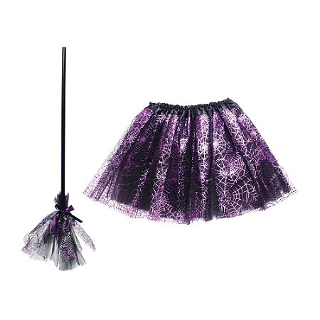 Fantasia halloween bruxa preto e roxo - Celebrar Party Shop - artigos para  festa