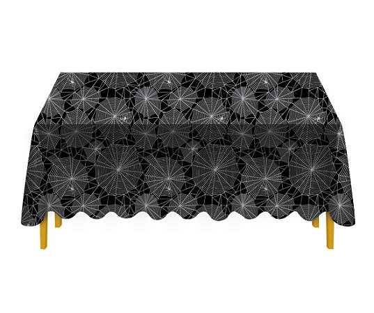 Toalha de mesa teia de aranha (01 un)