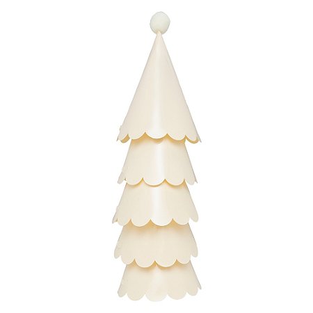 Chapéu de festa baunilha (5 unidades)