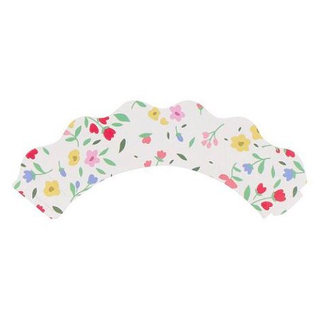 Forminha para cupcake floral (10 unidades)