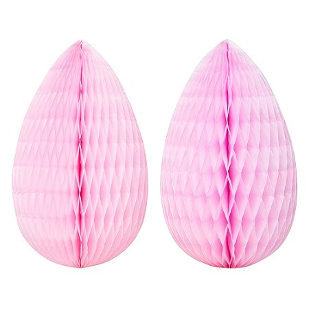 Ovo de páscoa rosa claro M (2 unidades)