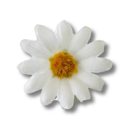 Mini margaridas de tecido (30 unidades)