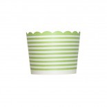 Forminha para cupcake verde claro horizontal (20 unidades)