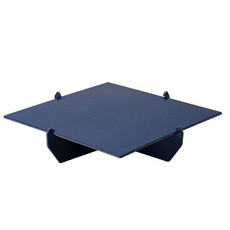 Bandeja quadrada azul escuro
