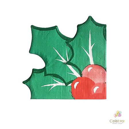 Guardanapo de papel flor natalina (10 unidades)