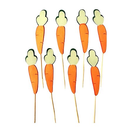 Toppers cenouras (8un)